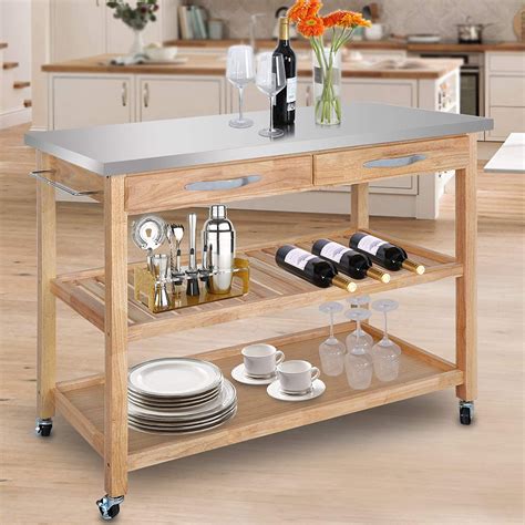 Stainless steel Kitchen Islands & Carts 